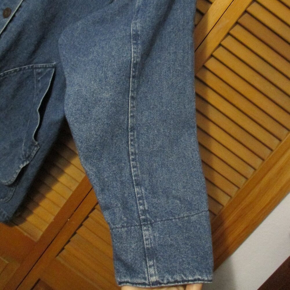 Dockers by Levi's Vintage Barn Chore Utility Denim Jacket for Women size M - Picture 6 of 12